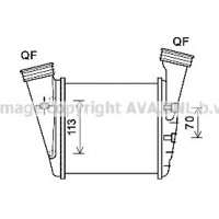 VN4372 AVA QUALITY COOLING Интеркулер