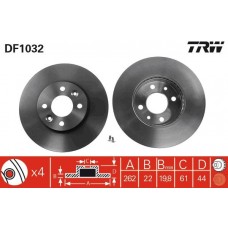 DF1032 TRW Гальмівний диск