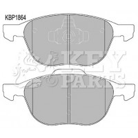 KBP1864 KEY PARTS Комплект гальмівних колодок дисковий гальм