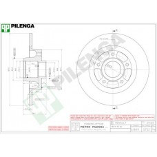 5722 PILENGA Гальмівний диск