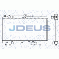 016N14 JDEUS Радіатор охолодження двигуна