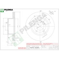 V109 PILENGA Гальмівний диск