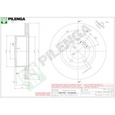 V109 PILENGA Гальмівний диск