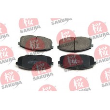 600-03-8860 SAKURA Комплект гальмівних колодок дисковий гальм