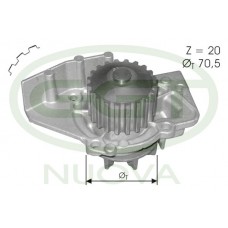 PA12049 GGT Водяний насос охолодження двигуна