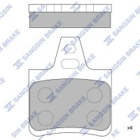 SP1254 Hi-Q КомплеК т гальмівних колодок, дискове гальмо