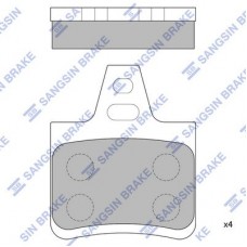 SP1254 Hi-Q КомплеК т гальмівних колодок, дискове гальмо