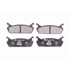 8DB 355 016-601 HELLA Комплект гальмівних колодок дисковий гальм