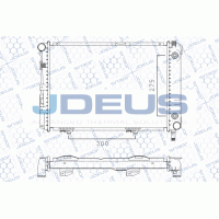 M-0170090 JDEUS Радіатор охолодження двигуна