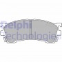 LP1518 DELPHI Комплект гальмівних колодок дисковий гальм