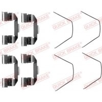 109-1607 QUICK BRAKE Комплектуючі колодки дискового гальма
