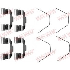 109-1607 QUICK BRAKE Комплектуючі колодки дискового гальма