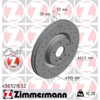450.5210.52 ZIMMERMANN Гальмівний диск