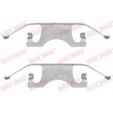 109-1640 QUICK BRAKE Комплектуючі колодки дискового гальма