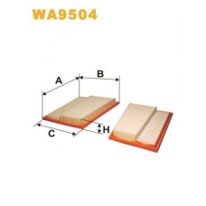 WA9504 WIX FILTERS Повітряний фільтр