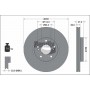 BDS2312 BENDIX Braking Гальмівний диск