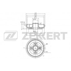 BS-5562 ZEKKERT Гальмівний барабан