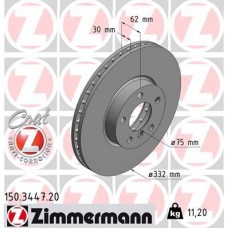 150.3447.20 ZIMMERMANN Гальмівний диск