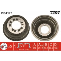 DB4170 TRW Гальмівний барабан