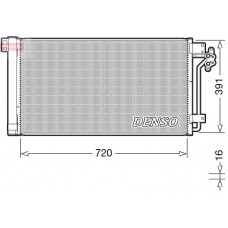 DCN32020 DENSO Конденсатор кондиціонера