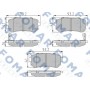 FO 924081 FOMAR Friction Комплект гальмівних колодок дисковий гальм