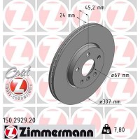 150.2929.20 ZIMMERMANN Гальмівний диск