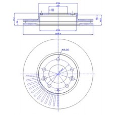 142.358 CAR Гальмівний диск