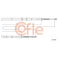 10.7545 COFLE Тросик, cтояночный тормоз