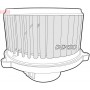 DEA43004 DENSO Вентилятор салону