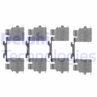 LX0476 DELPHI Комплектуючі колодки дискового гальма