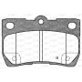 BPA1181.02 OPEN PARTS Комплект гальмівних колодок дисковий гальм