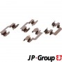 1163650710 JP GROUP Комплектуючі колодки дискового гальма