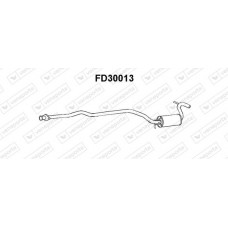 FD30013 VENEPORTE Середній глушник вихлопних газів