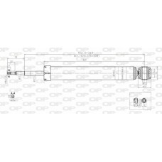 SAB8187.32 OPEN PARTS Амортизатор