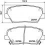 8DB 355 020-871 HELLA Комплект гальмівних колодок, дискове гальмо