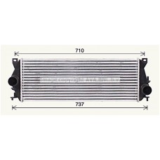 AU4339 AVA QUALITY COOLING Интеркулер