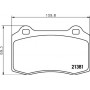 8DB 355 012-981 HELLA Комплект гальмівних колодок, дискове гальмо