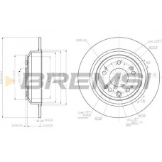 CD7778S BREMSI Гальмівний диск