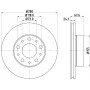 8DD 355 122-701 HELLA PAGID Гальмівний диск