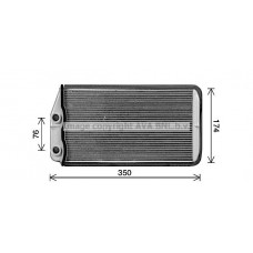 AL6157 AVA QUALITY COOLING Теплообмінник обігрів салону