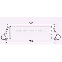 BW4576 AVA QUALITY COOLING Интеркулер