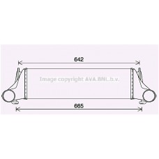 BW4576 AVA QUALITY COOLING Интеркулер
