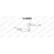 VL90055 VENEPORTE Предглушник вихлопних газів
