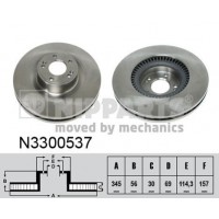 N3300537 NIPPARTS Гальмівний диск