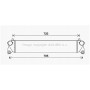 FT4461 AVA QUALITY COOLING Интеркулер