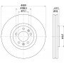 8DD 355 108-421 HELLA PAGID Гальмівний диск