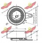 03.363 AUTOKIT Натяжний ролик ремінь ГРМ