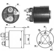 940113050061 MAGNETI MARELLI Тягове реле стартер