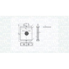 350218308000 MAGNETI MARELLI Теплообмінник обігрів салону