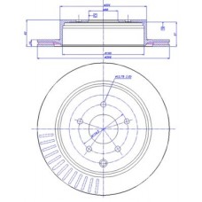 142.1333 CAR Гальмівний диск